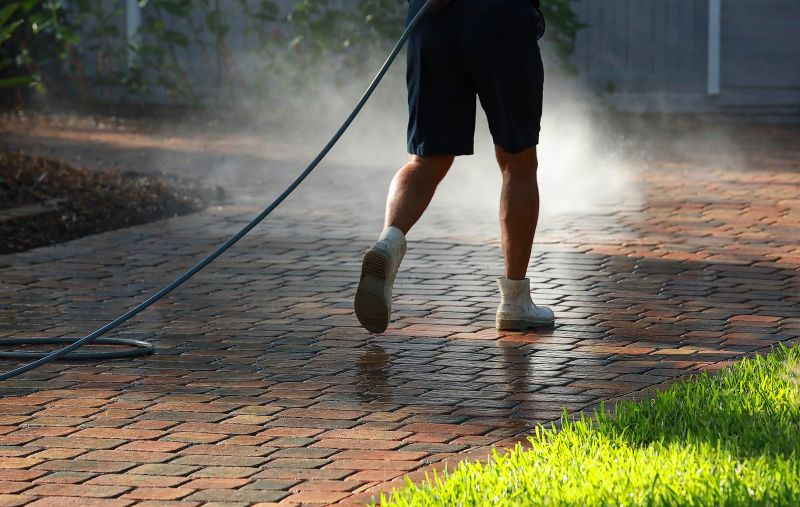 Products For Driveway Pavers Cleanings in use