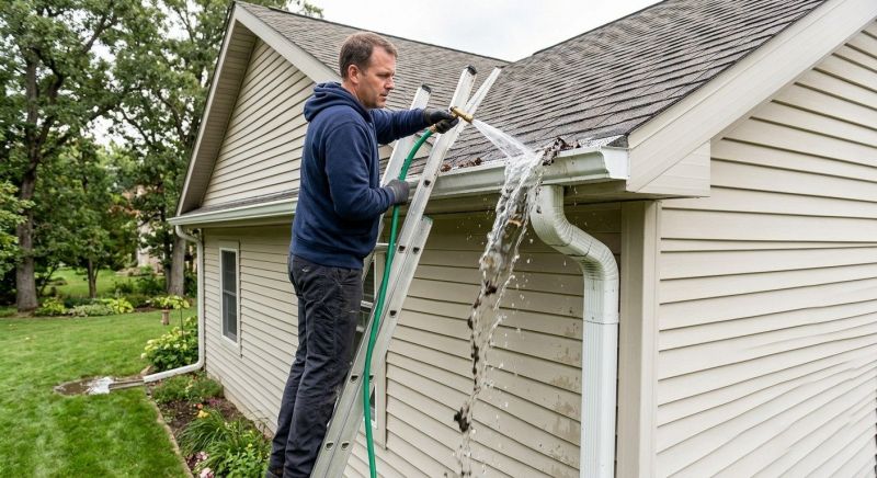 Rain Gutter Clearing in Longmont, CO