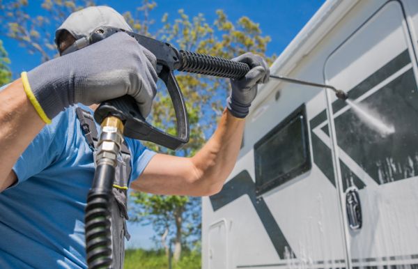 Trailer Power Washing